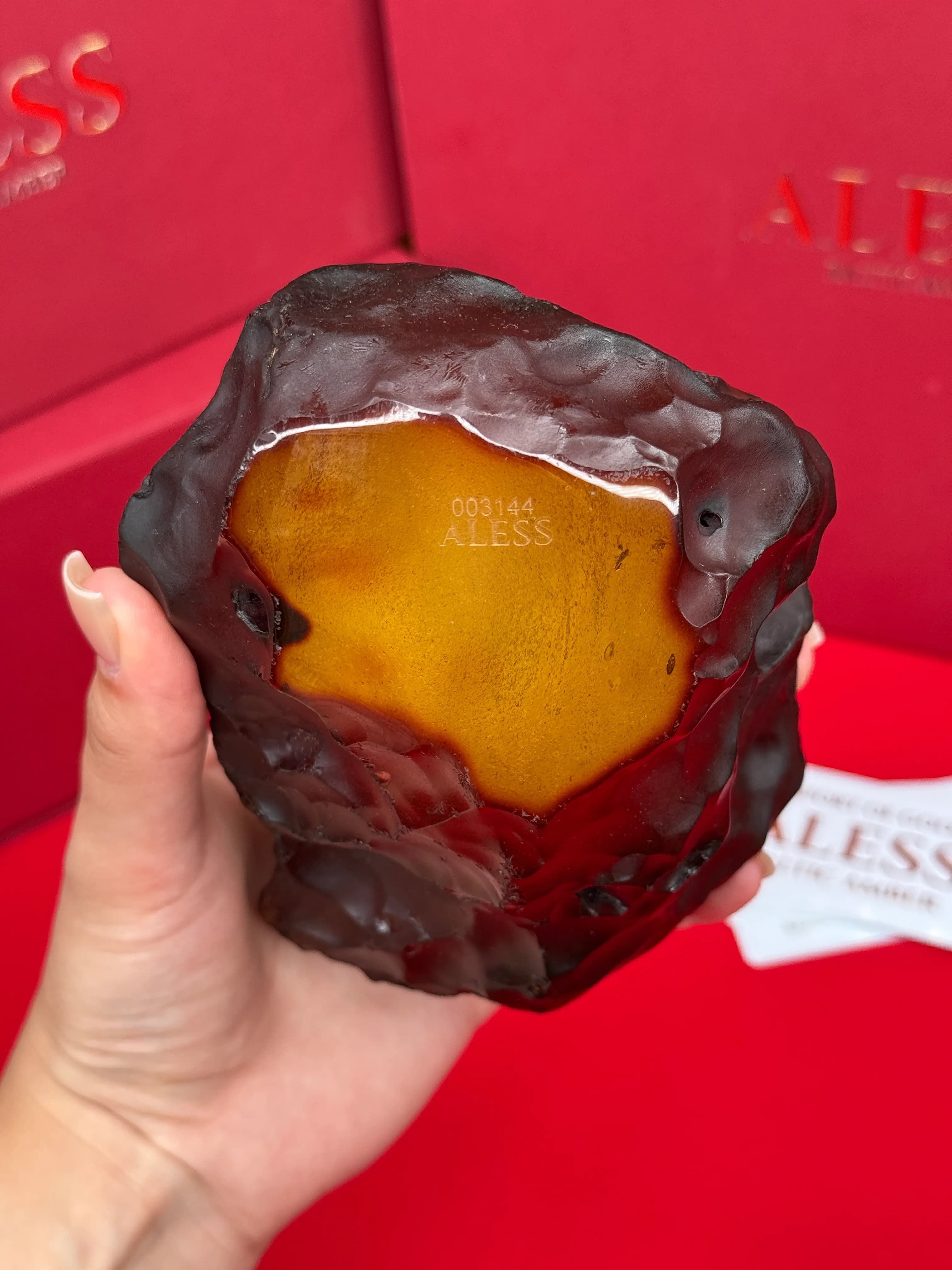 Unique Rainy Amber Stone 505g - 1