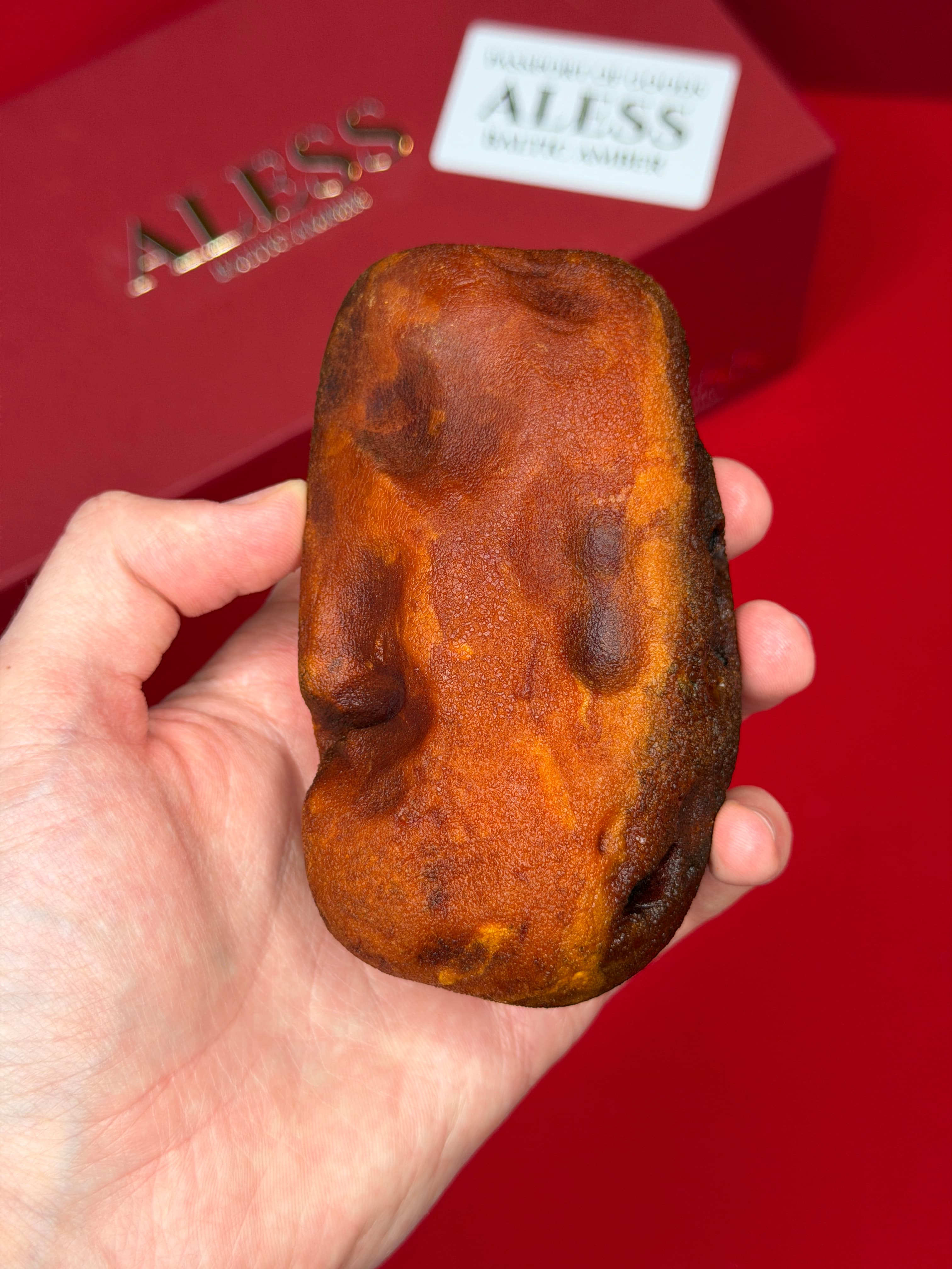 Tiger Stone 217g - Natural Baltic Amber Material - 1