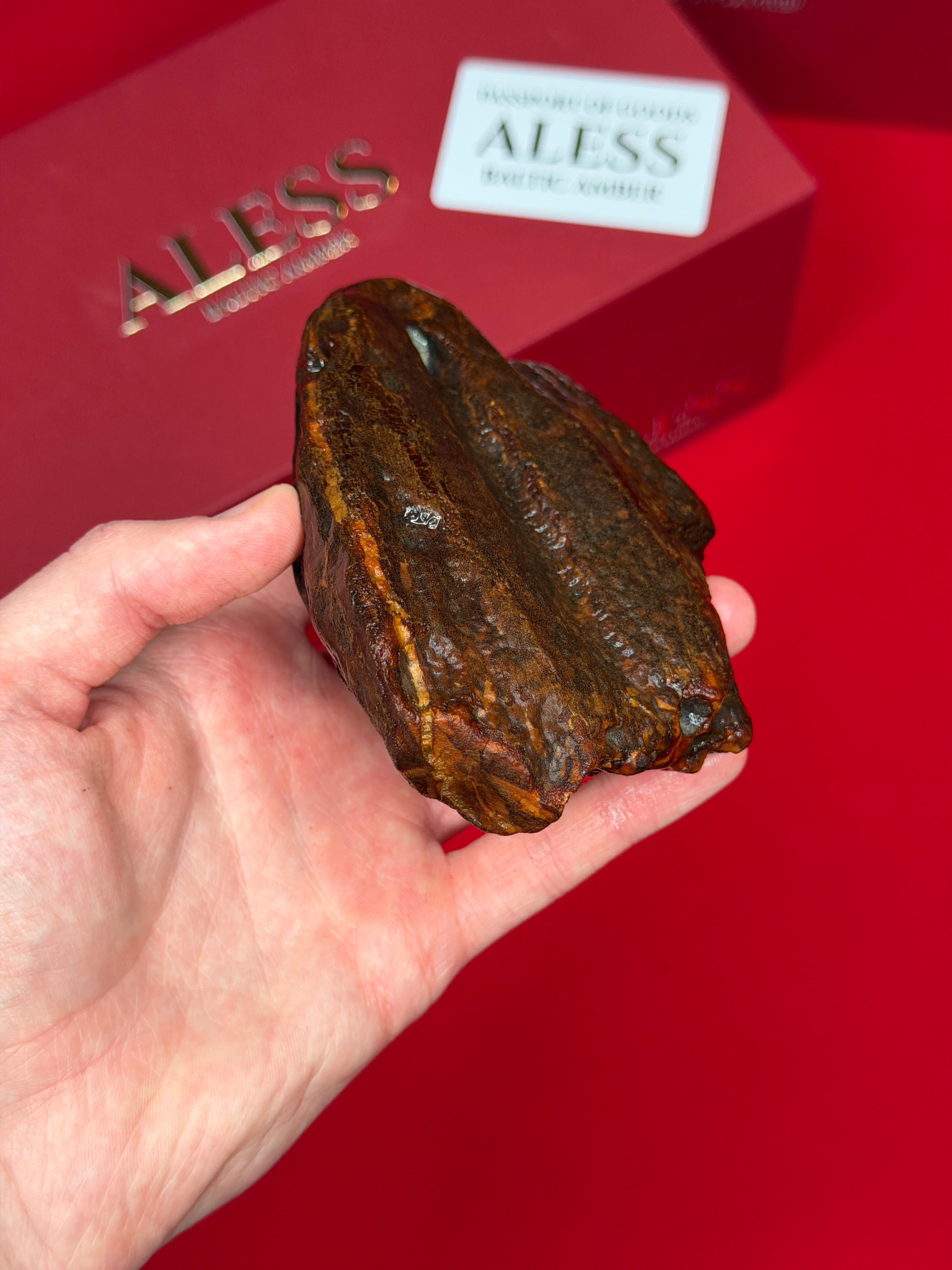 Tiger Stone 211g - Natural Baltic Amber Material - 1