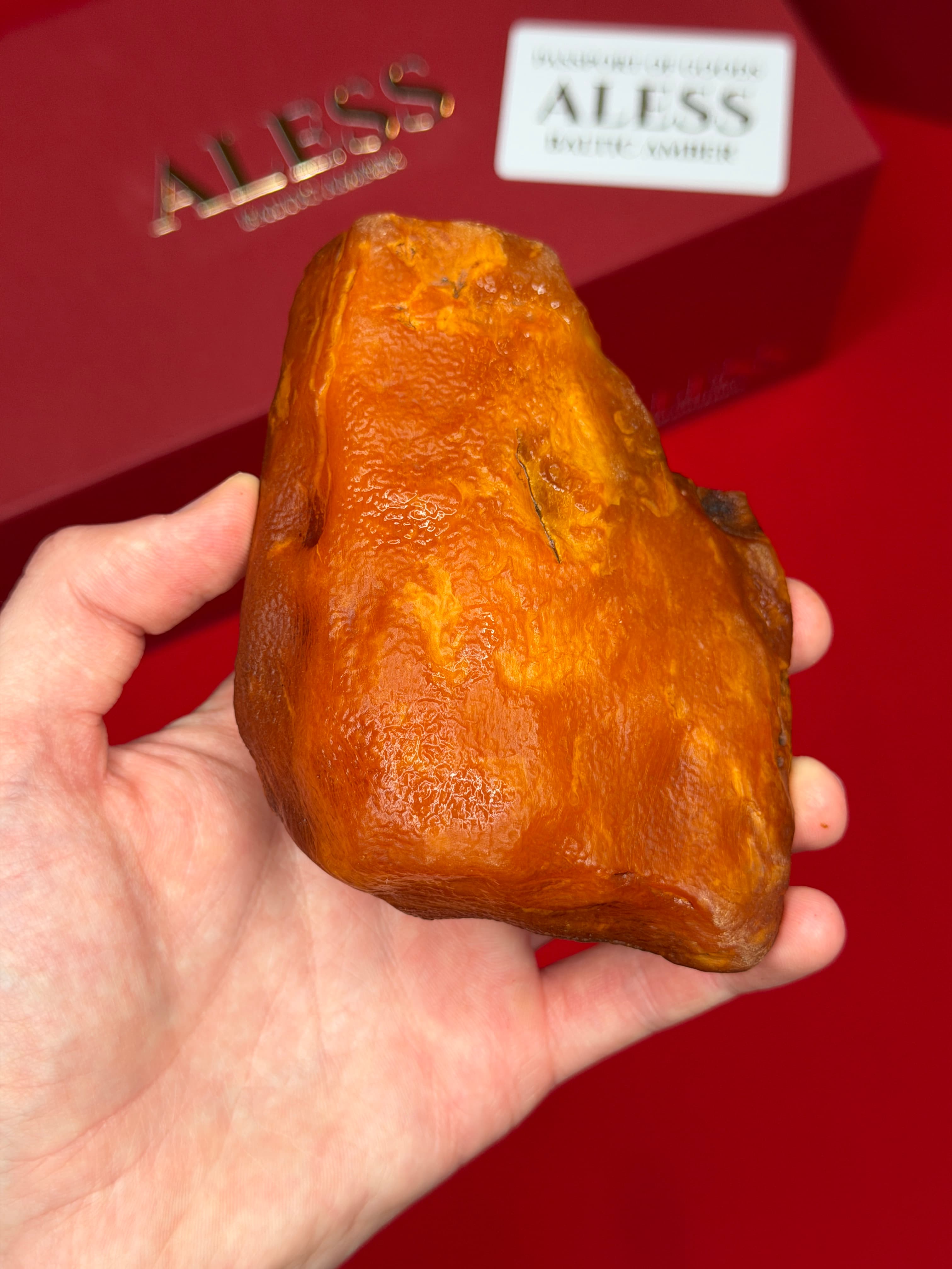 Tiger Stone 153g - Natural Baltic Amber Material - 1